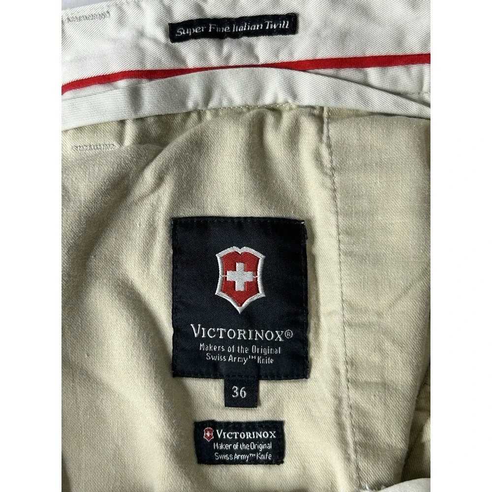 Victorinox Men's 36x31 Italian Cotton Twill Chino Pants